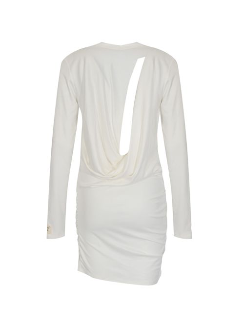 Abito The Mini Jersey Dress in misto viscosa Bianco Patrizia Pepe | 8A1585 J241W146